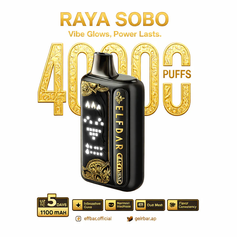 Elf Bar Raya Sobo 40,000 Puffs Disposable Vape